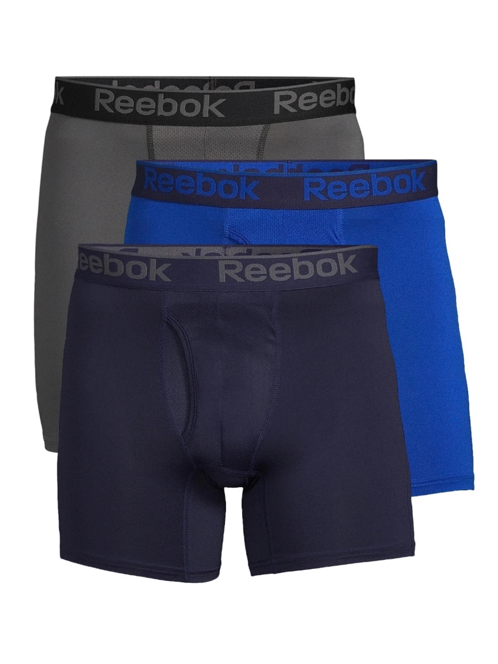 Reebok Men's Underwear Pro Series Performance Boxer Brief, 3 Pack